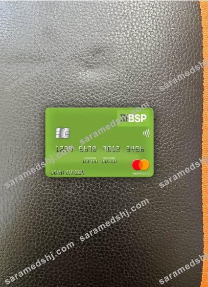 Fiji Bank of South Pacific mastercard photolook front